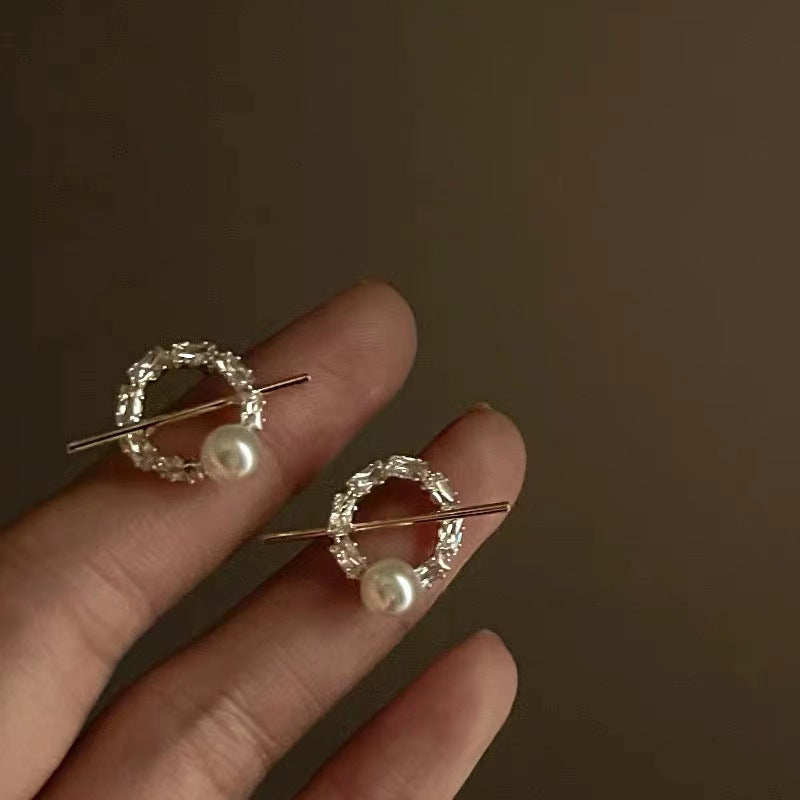 Esther Sterling Silver Stud Earrings