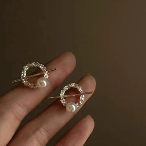 Esther Sterling Silver Stud Earrings