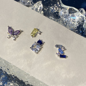 Wren Sterling Silver Stud Earrings Set