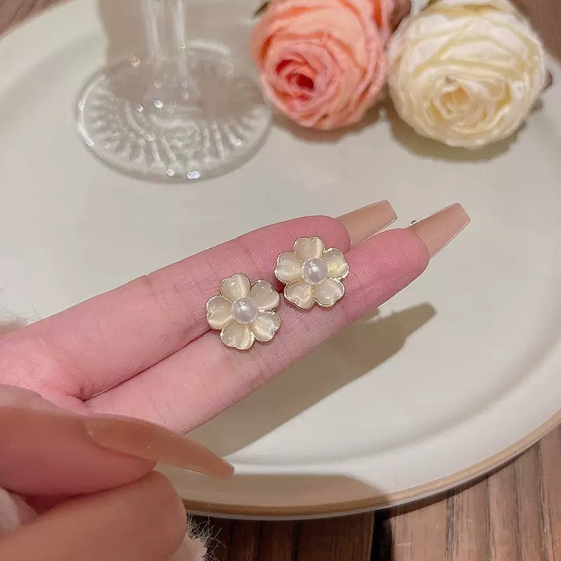 Amoura Sterling Silver Stud Earrings