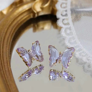 Lavender Crystal Butterfly