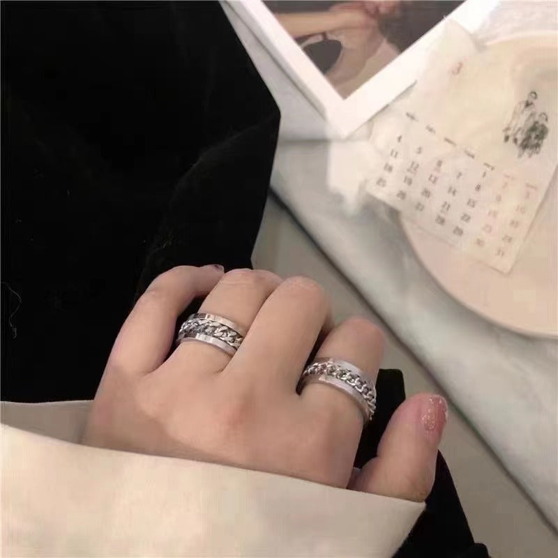 Silver Chain Ring