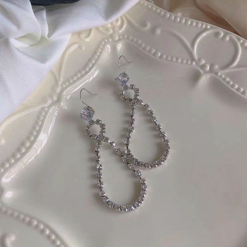 Tear Drop Crystal Earring
