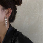 Silver Chain Earring