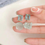 Blue Ice Earrings | Blue Earrings | Blue Stone Earrings | Cliff Studio