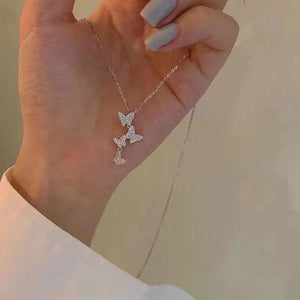 Silver Butterfly Necklace