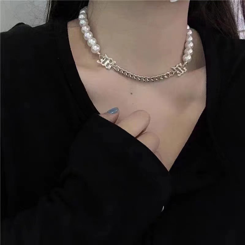 Single Pearl Necklace | Danielle Pearl Necklace |  Cliff Studio