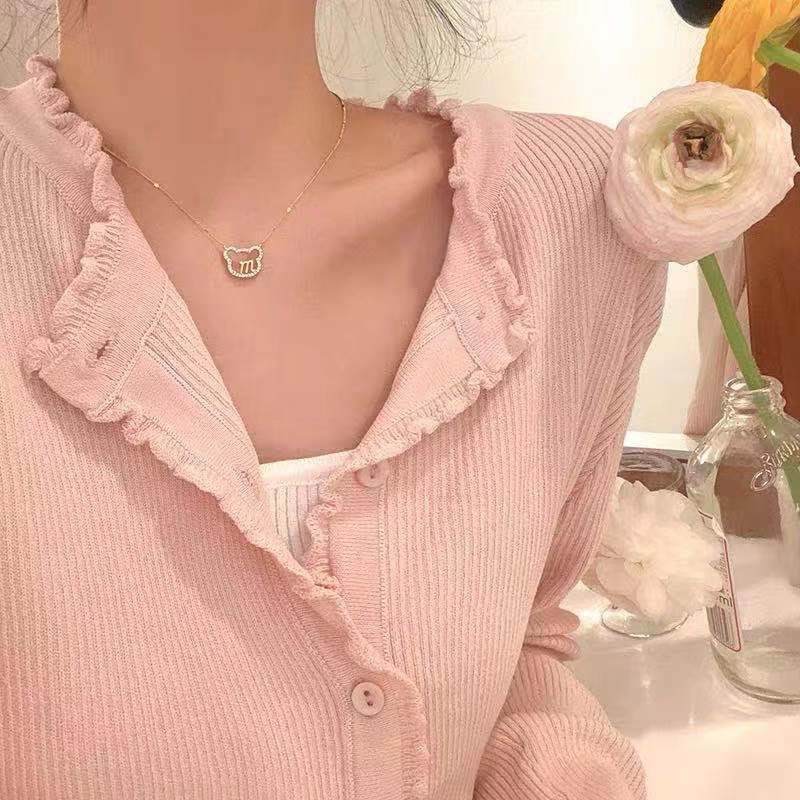 M Bear Necklace