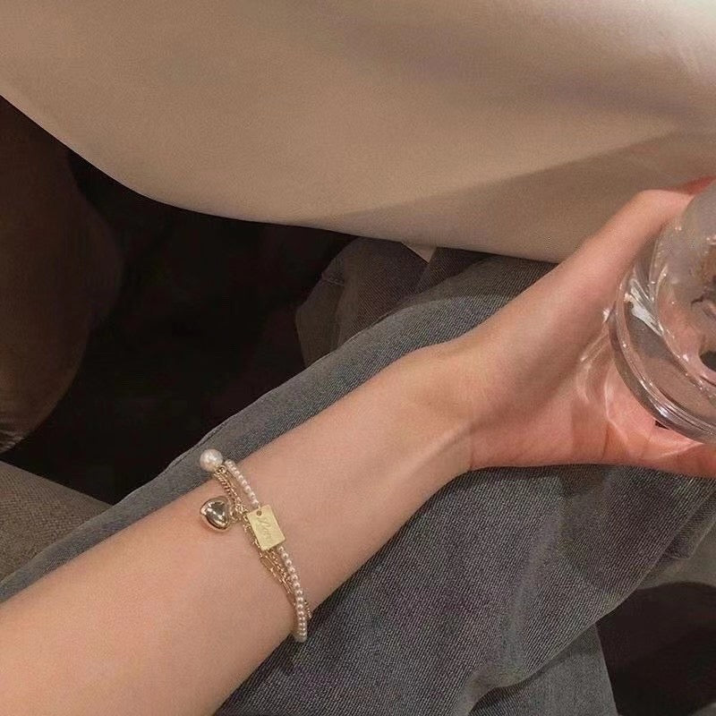 Gold and Pearl Bracelet | Women Collection | Cliff Studio