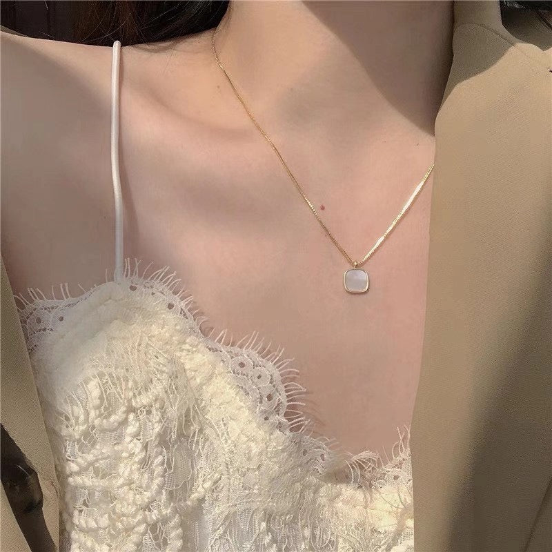 Square Shell Necklace