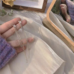 Gold Tassel Earring
