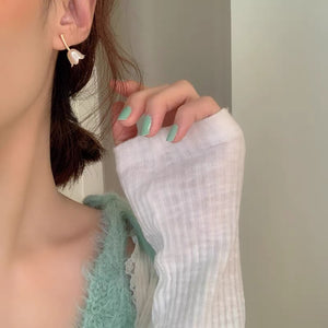 Lily Of The Valley Flower Earrings