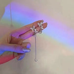 Silver Butterfly Earring