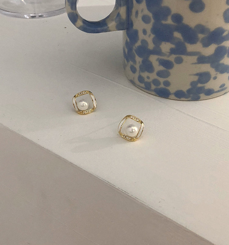 Veronica Sterling Silver Stud Earrings