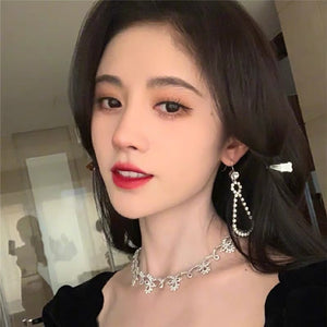 Tear Drop Crystal Earring