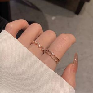 Lia Open Ring Set