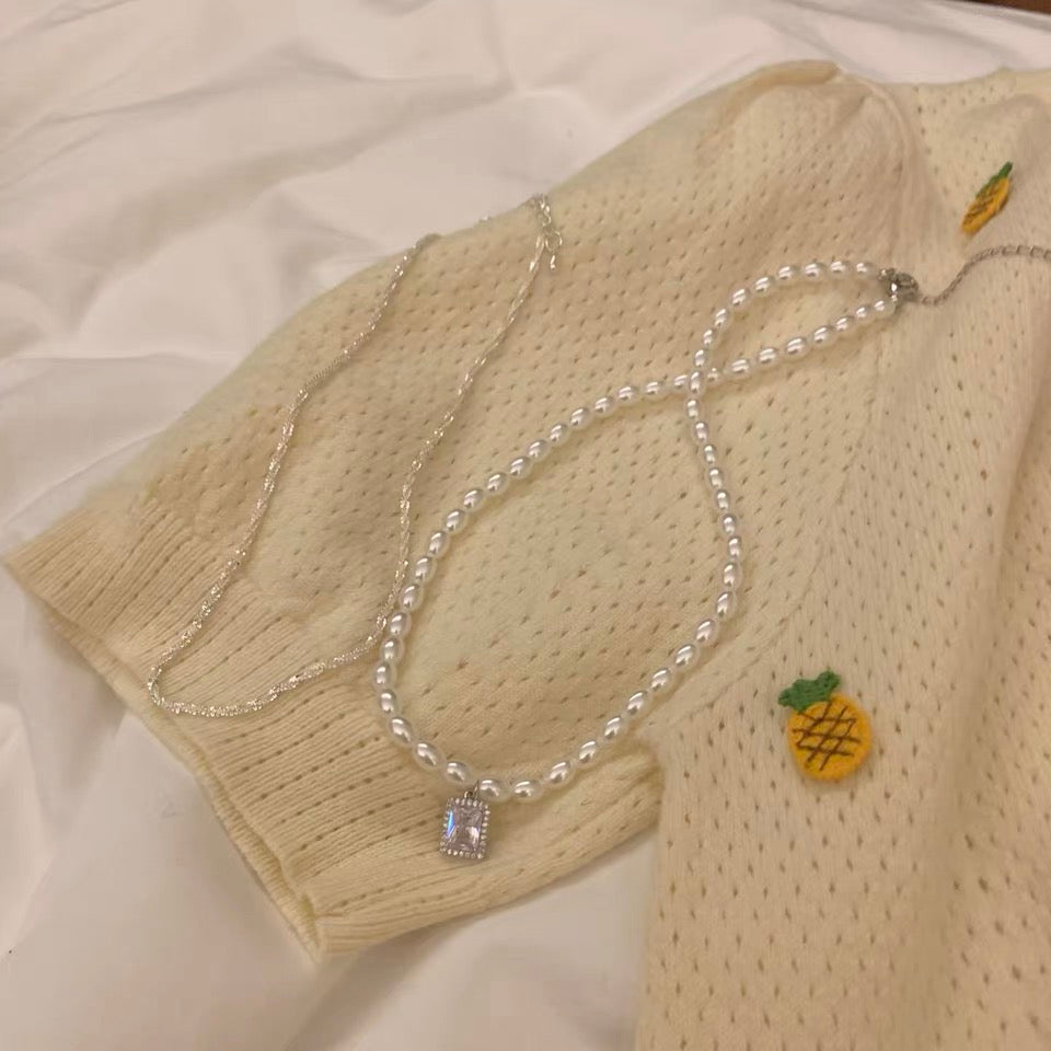 Melanie Pearl Necklaces Set