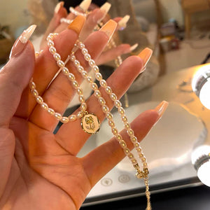 Lyra Freshwater Pearl Necklace