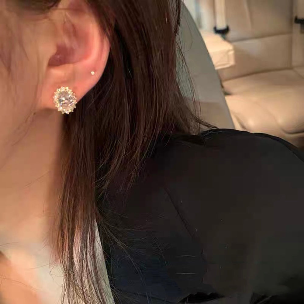 Irene Sterling Silver Stud Earrings