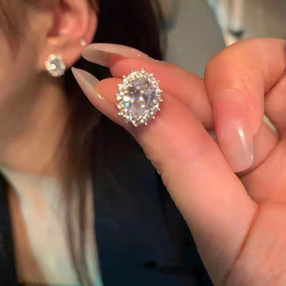Irene Sterling Silver Stud Earrings