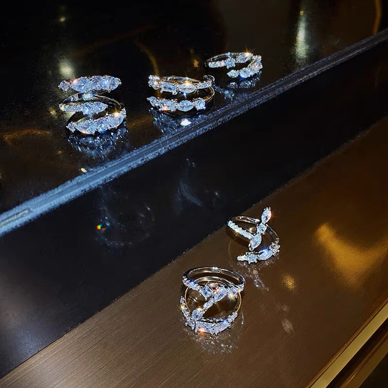 Crystal Ring Set | Crystal Series & Collections | Cliff Studio