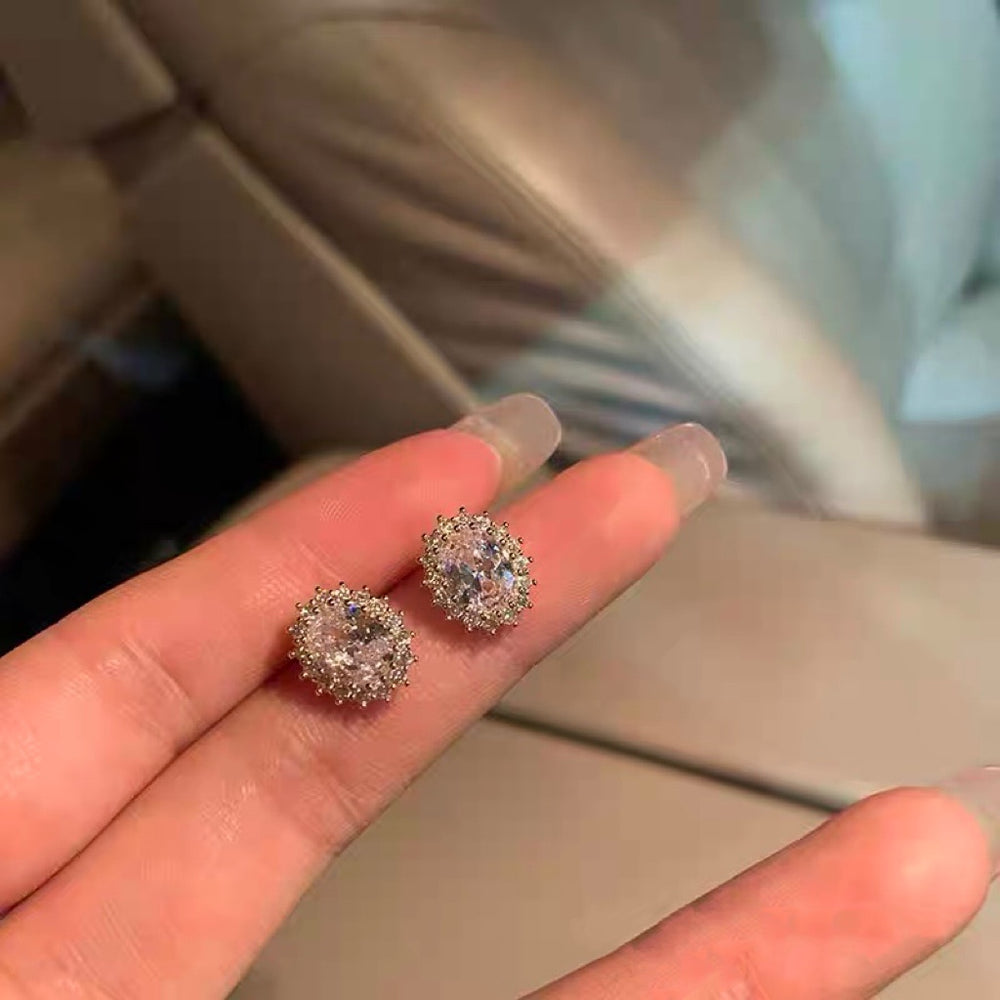Irene Sterling Silver Stud Earrings