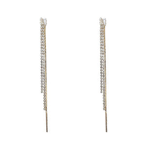 Gold Tassel Earring