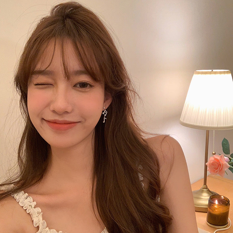 Note Stud Earrings