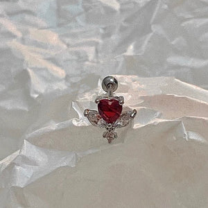 Rosa Sterling Silver Stud Earring (Single Earring)