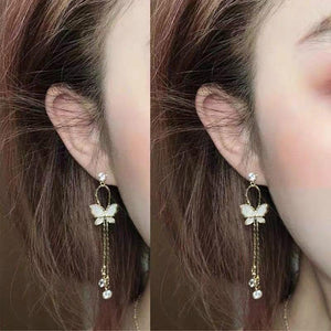Long Tassel Earrings | Butterfly Series | Cliff Studio