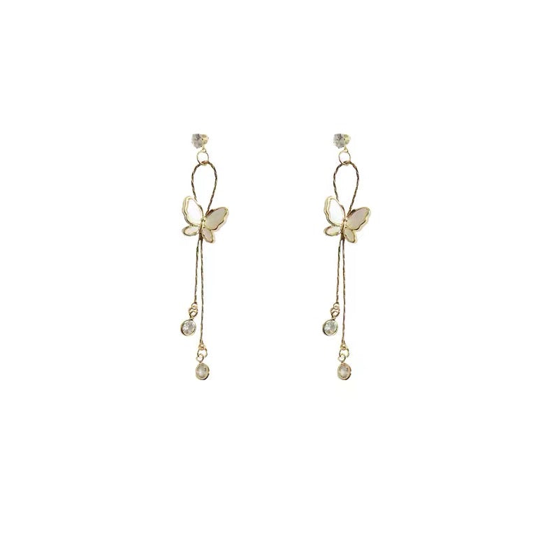 Long Tassel Earrings | Butterfly Series | Cliff Studio