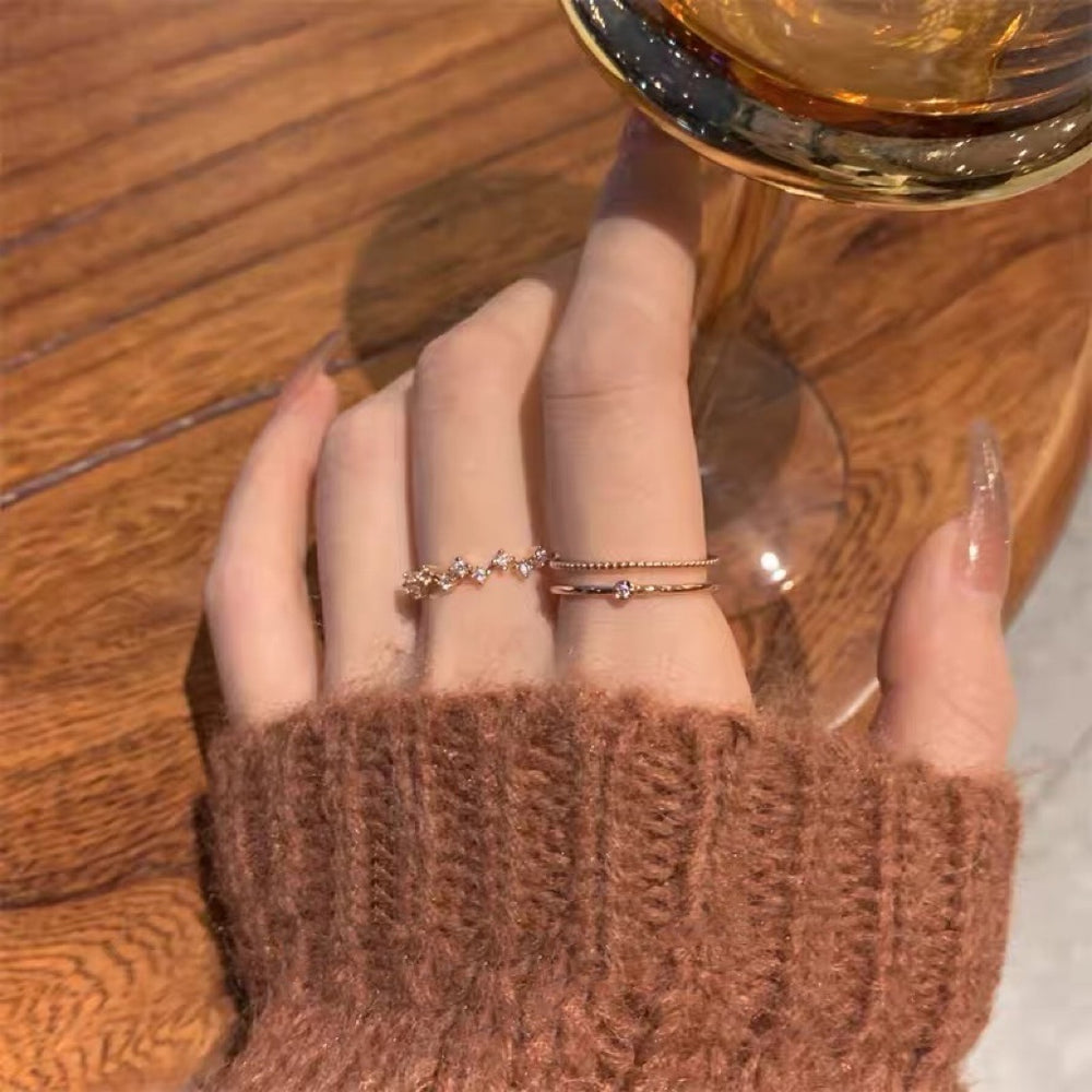 Lia Open Ring Set