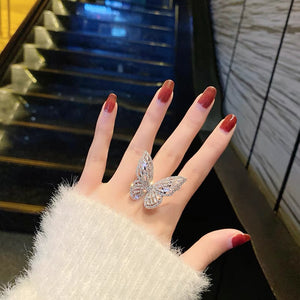 Butterfly Crystal Ring | Best Women Collections | Cliff Studio