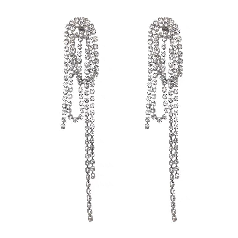 Crystal Fringe Earrings | Women Collections | Cliff Studio