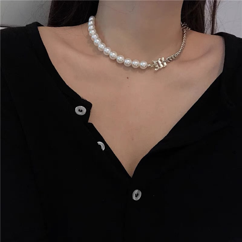 Single Pearl Necklace | Danielle Pearl Necklace |  Cliff Studiov