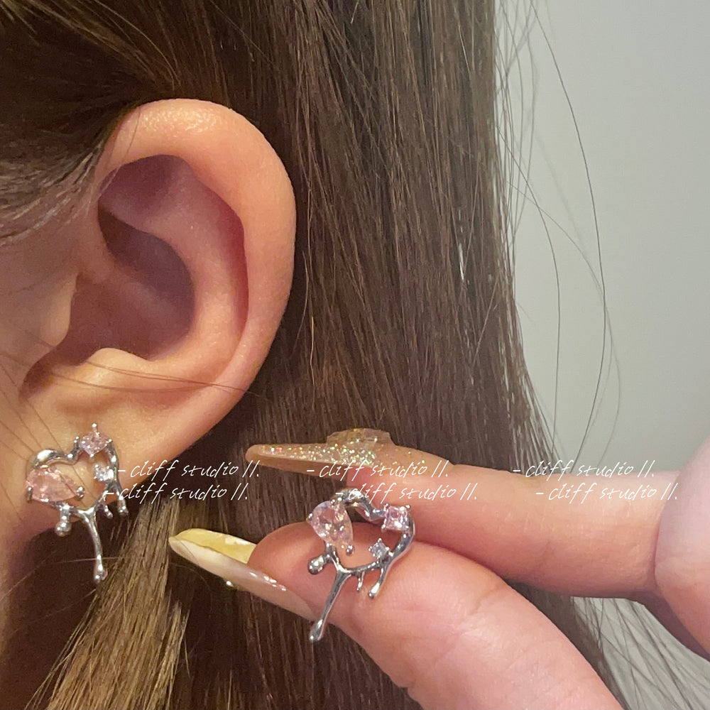 Charlotte Sterling Silver Stud Earrings
