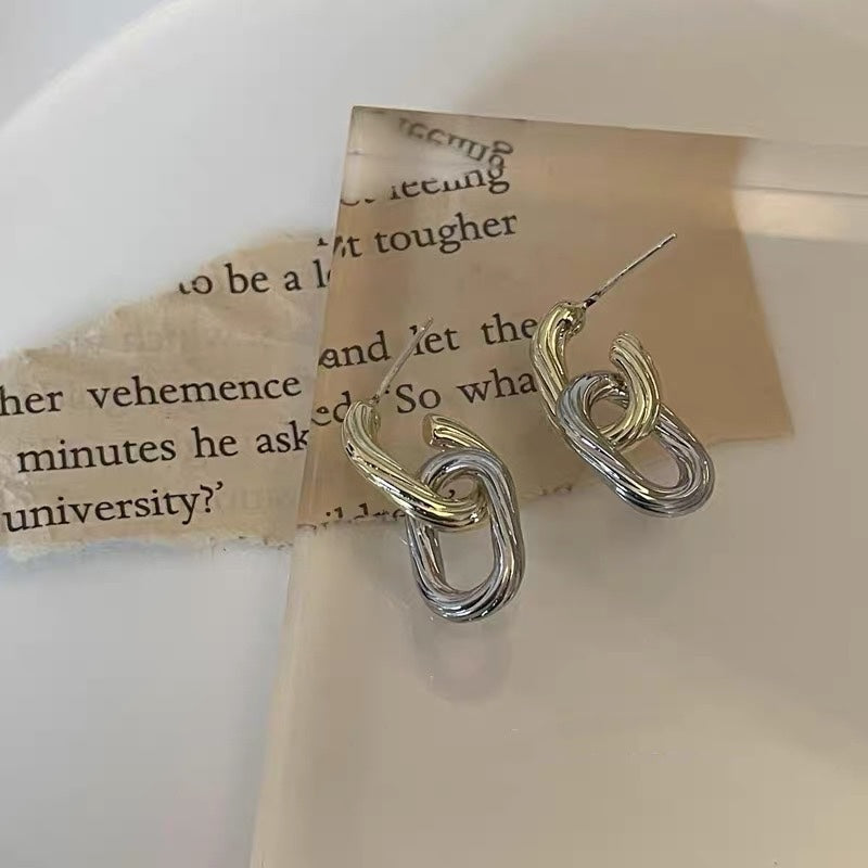 Ivory Sterling Silver Stud Earrings