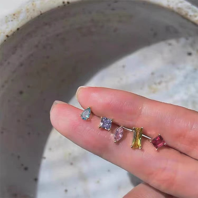 Nina Sterling Silver Stud Earring (Single Earring)