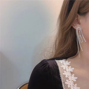 Crystal Fringe Earrings | Women Collections | Cliff Studio