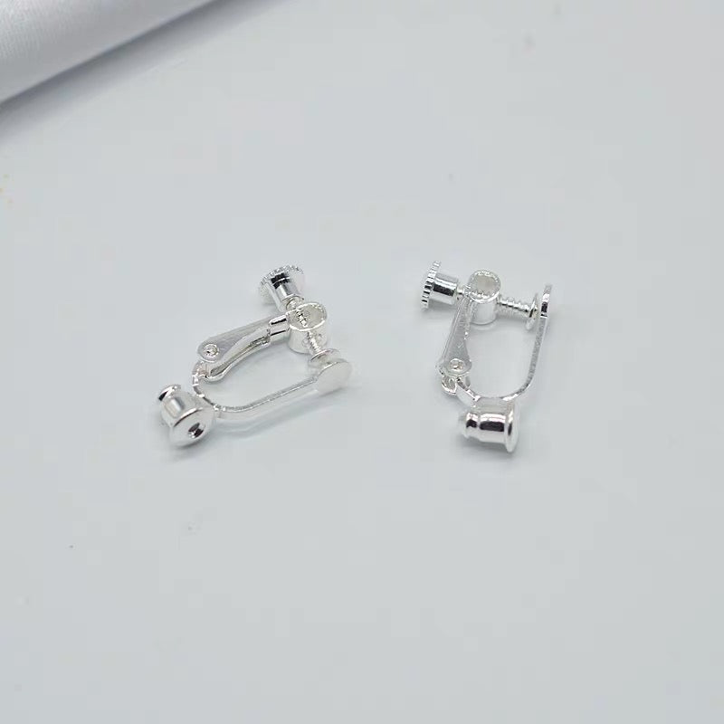 Make Earrings Clip On  | One pair set |  Cliff Studio