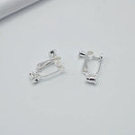 Make Earrings Clip On  | One pair set |  Cliff Studio