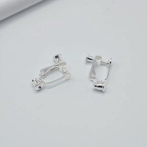 Make Earrings Clip On  | One pair set |  Cliff Studio