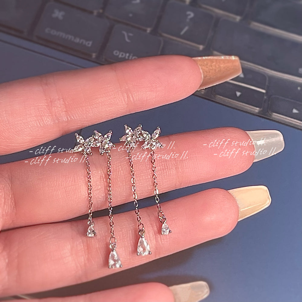 Brielle Sterling Silver Stud Earrings
