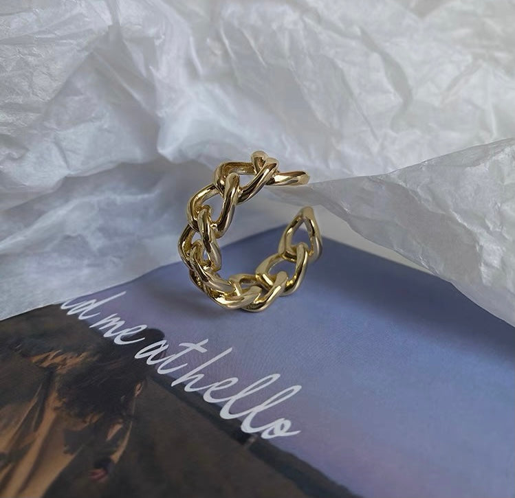 Gold Chain Ring