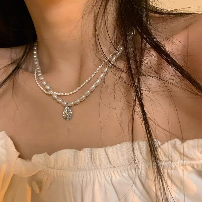 Melanie Pearl Necklaces Set