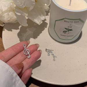 Note Stud Earrings