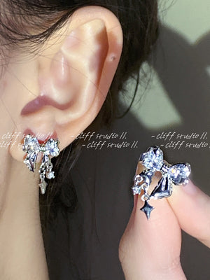 Celeste Sterling Silver Stud Earrings
