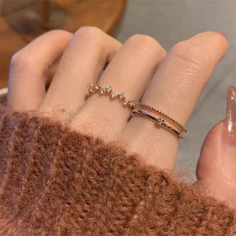 Lia Open Ring Set