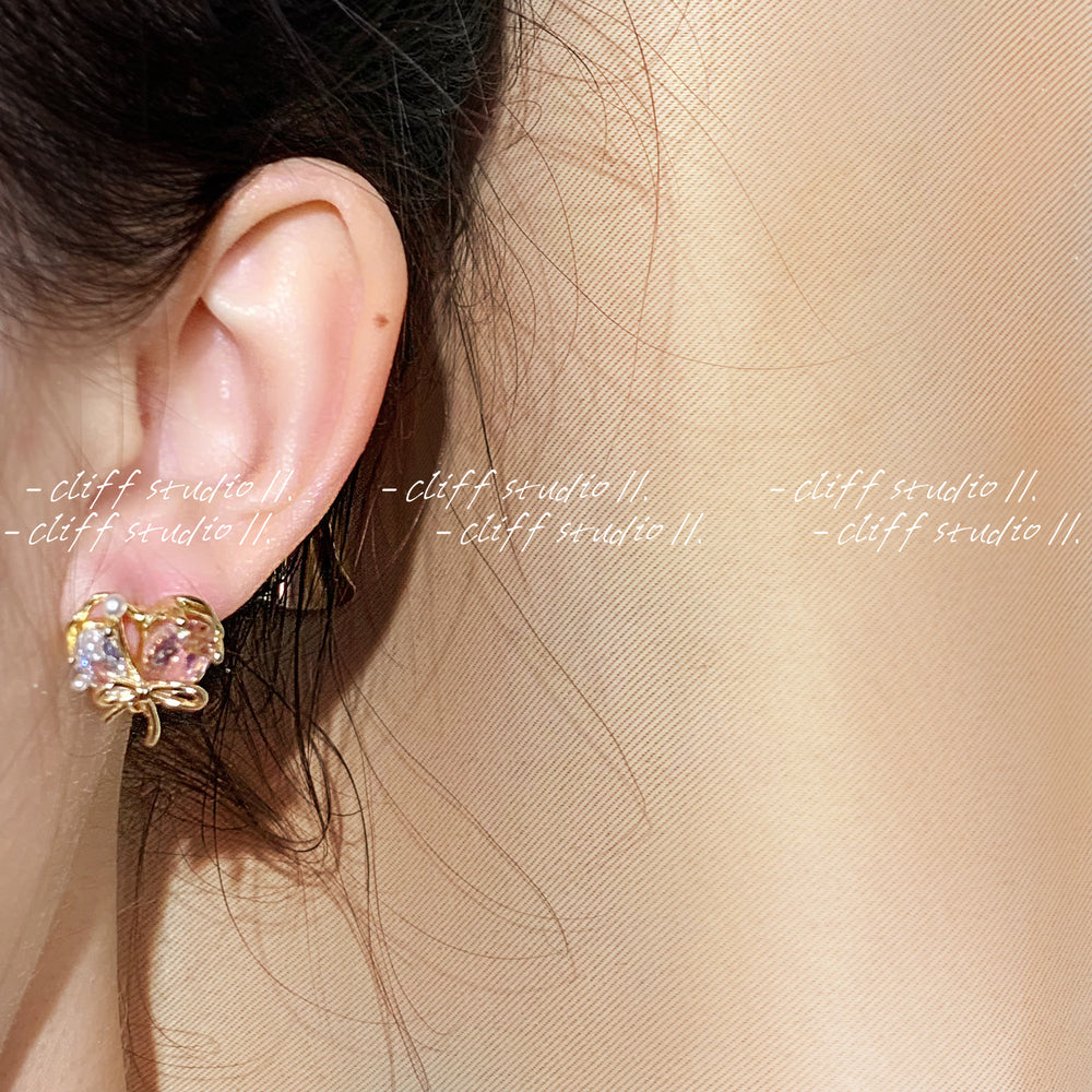 Afra Sterling Silver Stud Earrings