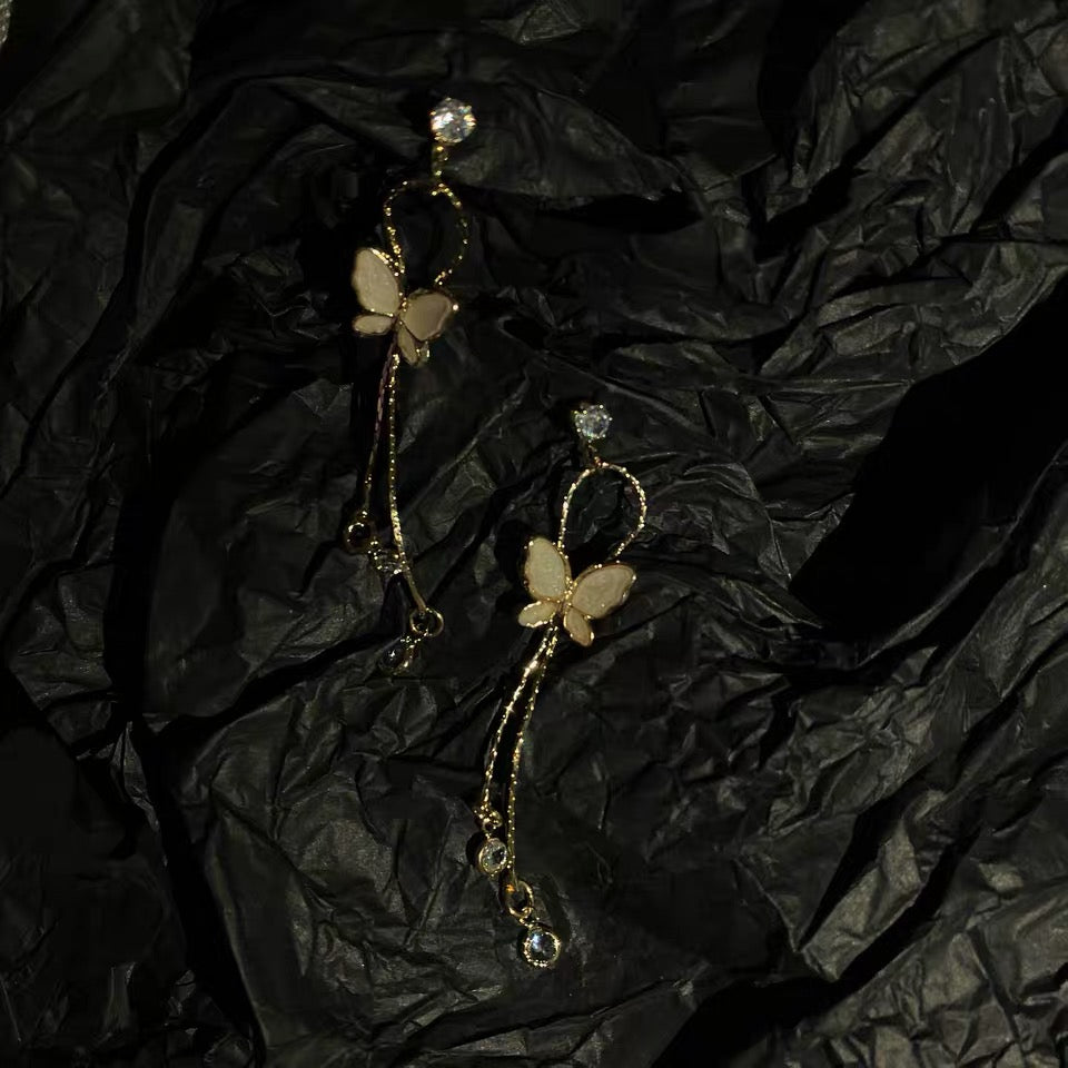 Long Tassel Earrings | Butterfly Series | Cliff Studio